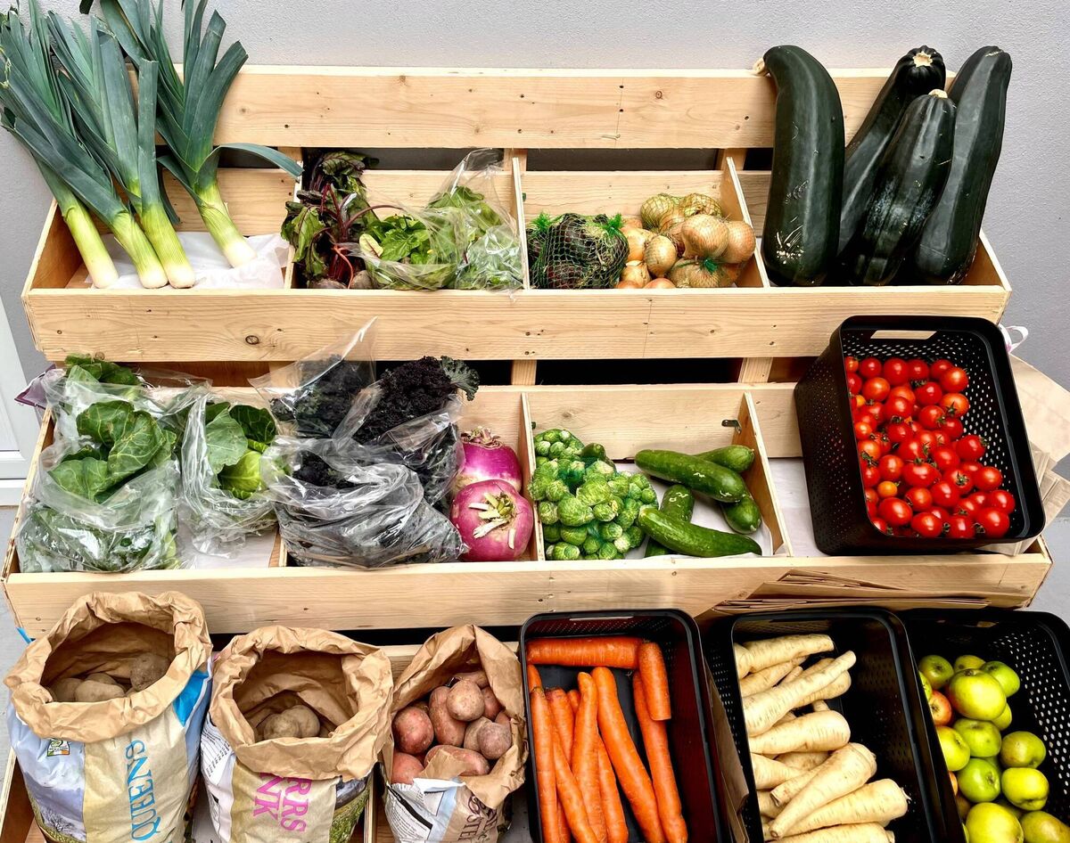 Some of the fresh local veg on sale. Some of the fresh local veg on sale.