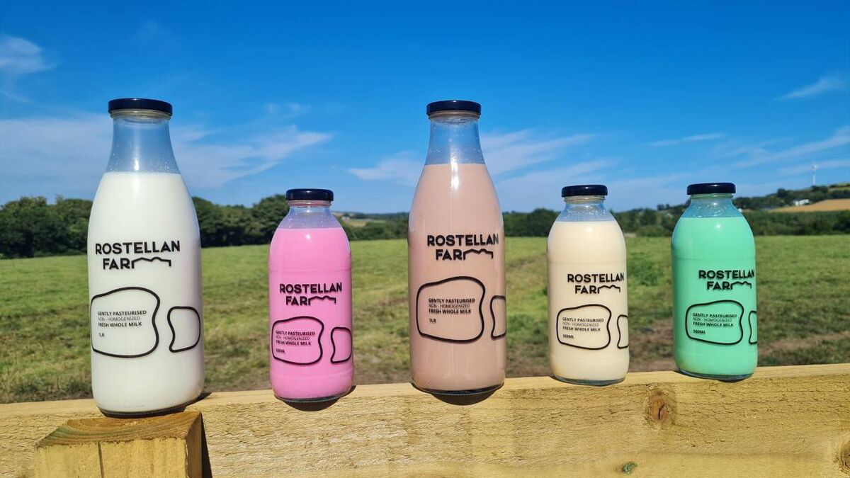 Rostellan Farm milk. For more on the farm follow them on Instagram @rostellanfarmlife Rostellan Farm milk. For more on the farm follow them on Instagram @rostellanfarmlife