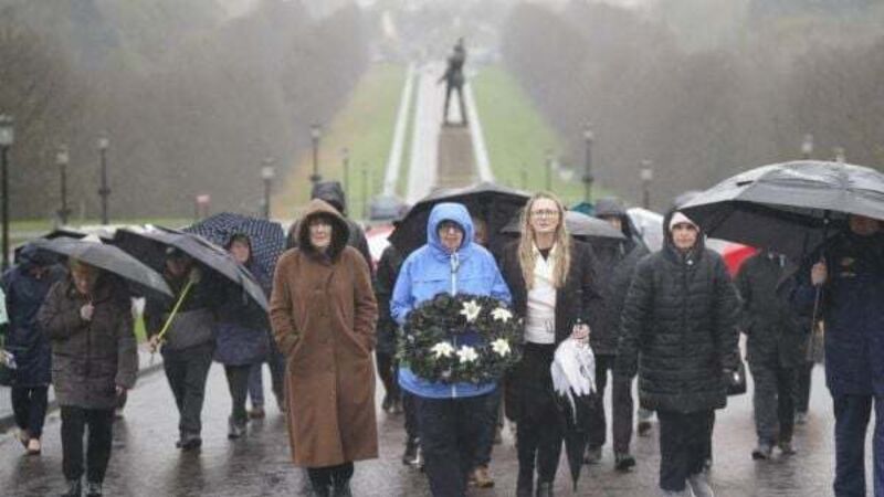 Families of Disappeared brave the rain for walk in memory of loved ones