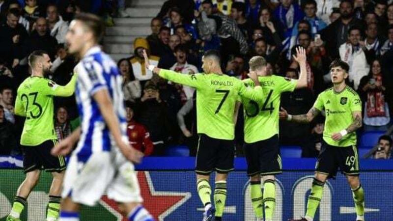 Man Utd forced to settle for Europa League play-off despite win at Real Sociedad Man Utd forced to settle for Europa League play-off despite win at Real Sociedad