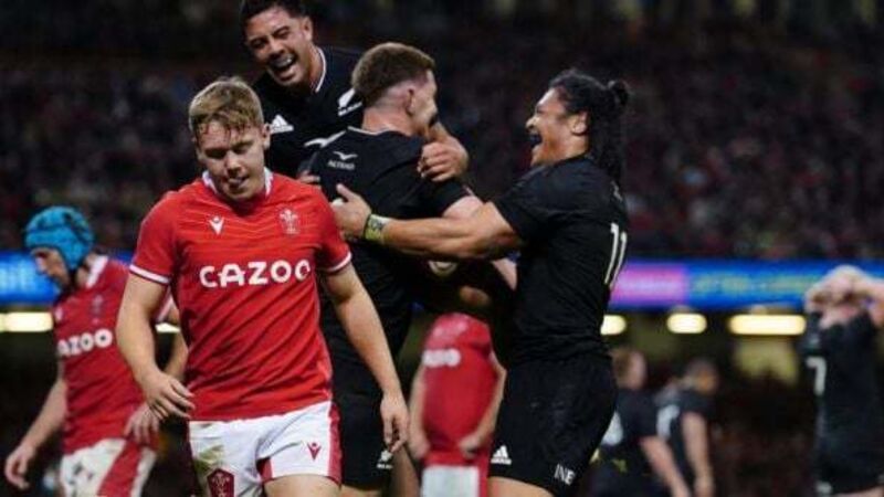 All Blacks trounce Wales in 55-23 victory in Cardiff