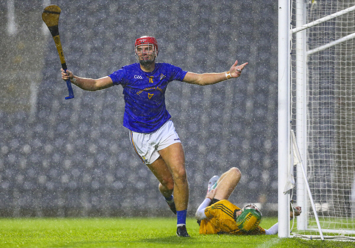 St Finbarr’s Brian Hayes celebrates his goal in the Co-op SuperStores Cork Premier SHC final against Blackrock. Picture: Inpho/Ken Sutton
