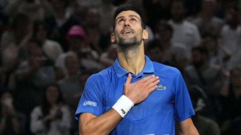 Novak Djokovic battles past Stefanos Tsitsipas to reach Paris Masters final
