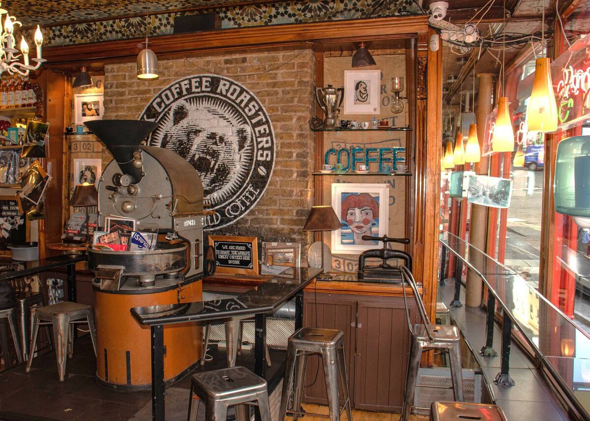 The 1950s probat at Cork Coffee Roasters, that they started the business with. Picture: Richard Gordon The 1950s probat at Cork Coffee Roasters, that they started the business with. Picture: Richard Gordon