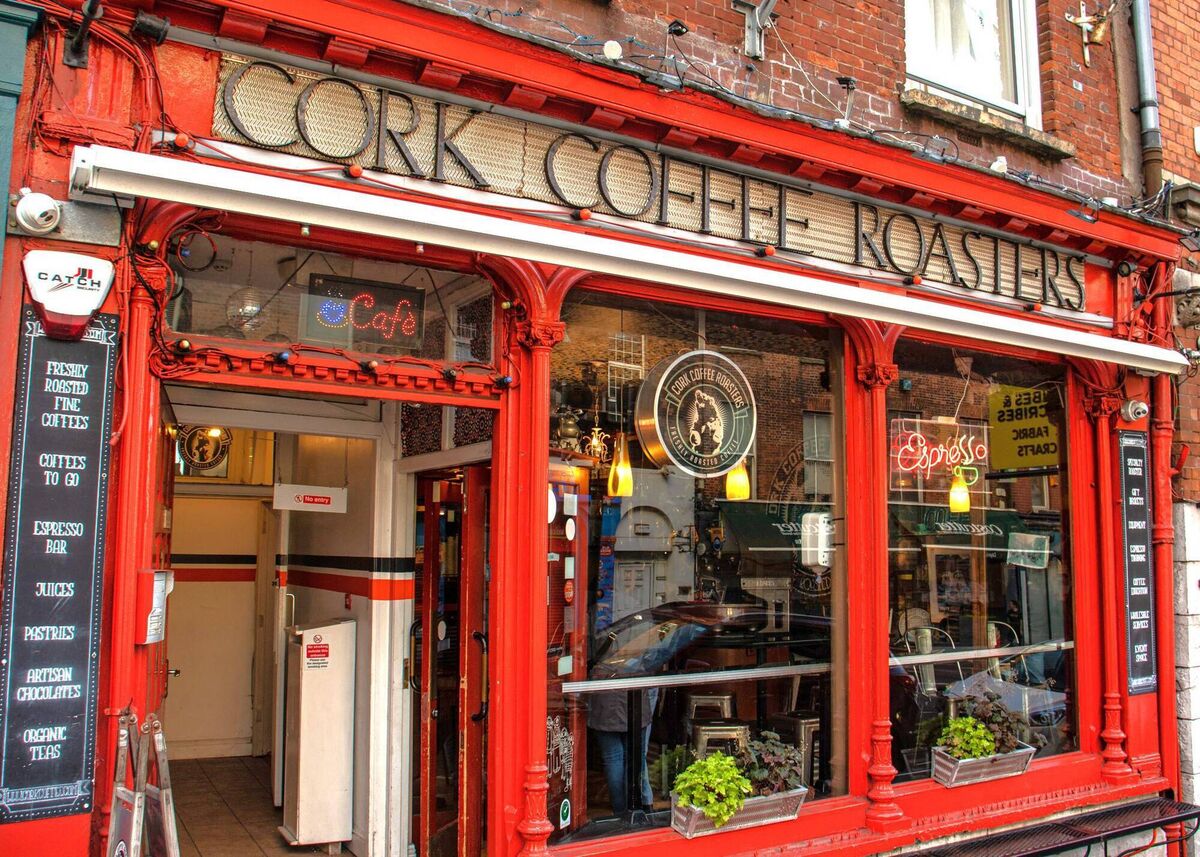 The retro facade of Cork Coffee Roasters on Bridge Street Cafe. Picture: Richard Gordon The retro facade of Cork Coffee Roasters on Bridge Street Cafe. Picture: Richard Gordon