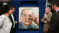 Portrait of Nobel Peace Prize winner John Hume unveiled at Westminster
