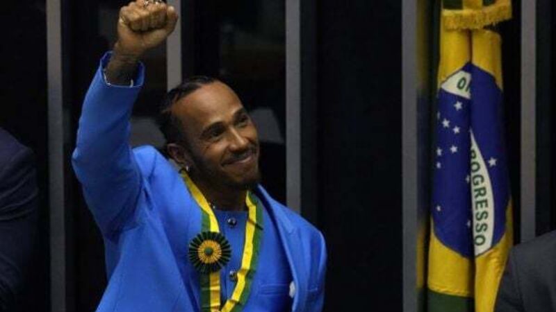 Lewis Hamilton becomes honorary citizen of Brazil ahead of Brazilian Grand Prix