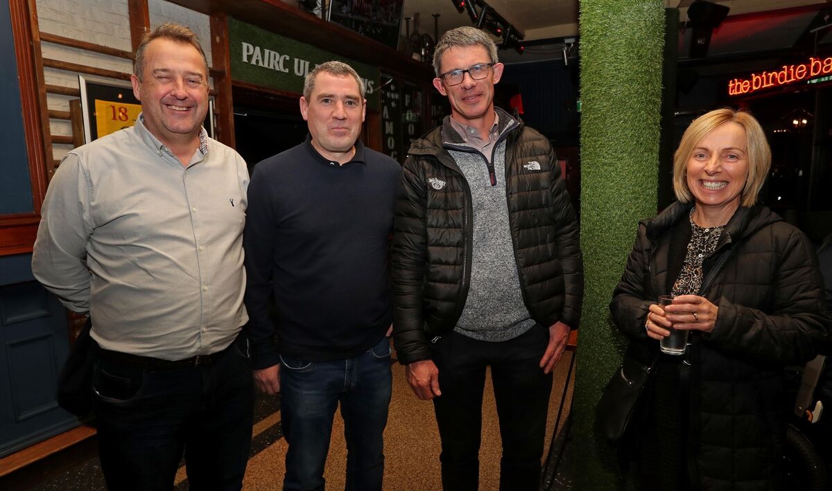 Ricky Leisk, Stephen McCormack, Tadhg Lynch and Elaine Buckley enjoying the Reardens All-Stars. Picture: Jim Coughlan. Ricky Leisk, Stephen McCormack, Tadhg Lynch and Elaine Buckley enjoying the Reardens All-Stars. Picture: Jim Coughlan.