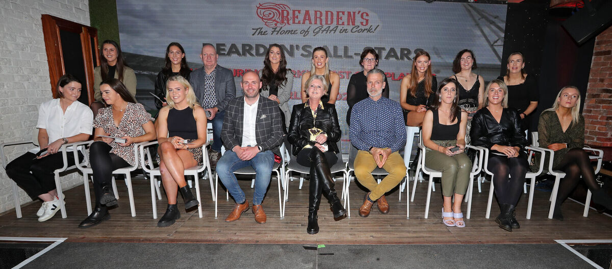The Reardens All-Star Ladies Football winners with Shane Ronayne, Cork manager, Margaret Kenneally and John Styles, Reardens. Picture: Jim Coughlan. The Reardens All-Star Ladies Football winners with Shane Ronayne, Cork manager, Margaret Kenneally and John Styles, Reardens. Picture: Jim Coughlan.