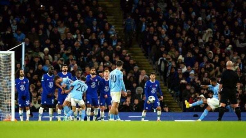 Riyad Mahrez and Julian Alvarez score as Manchester City brush aside Chelsea