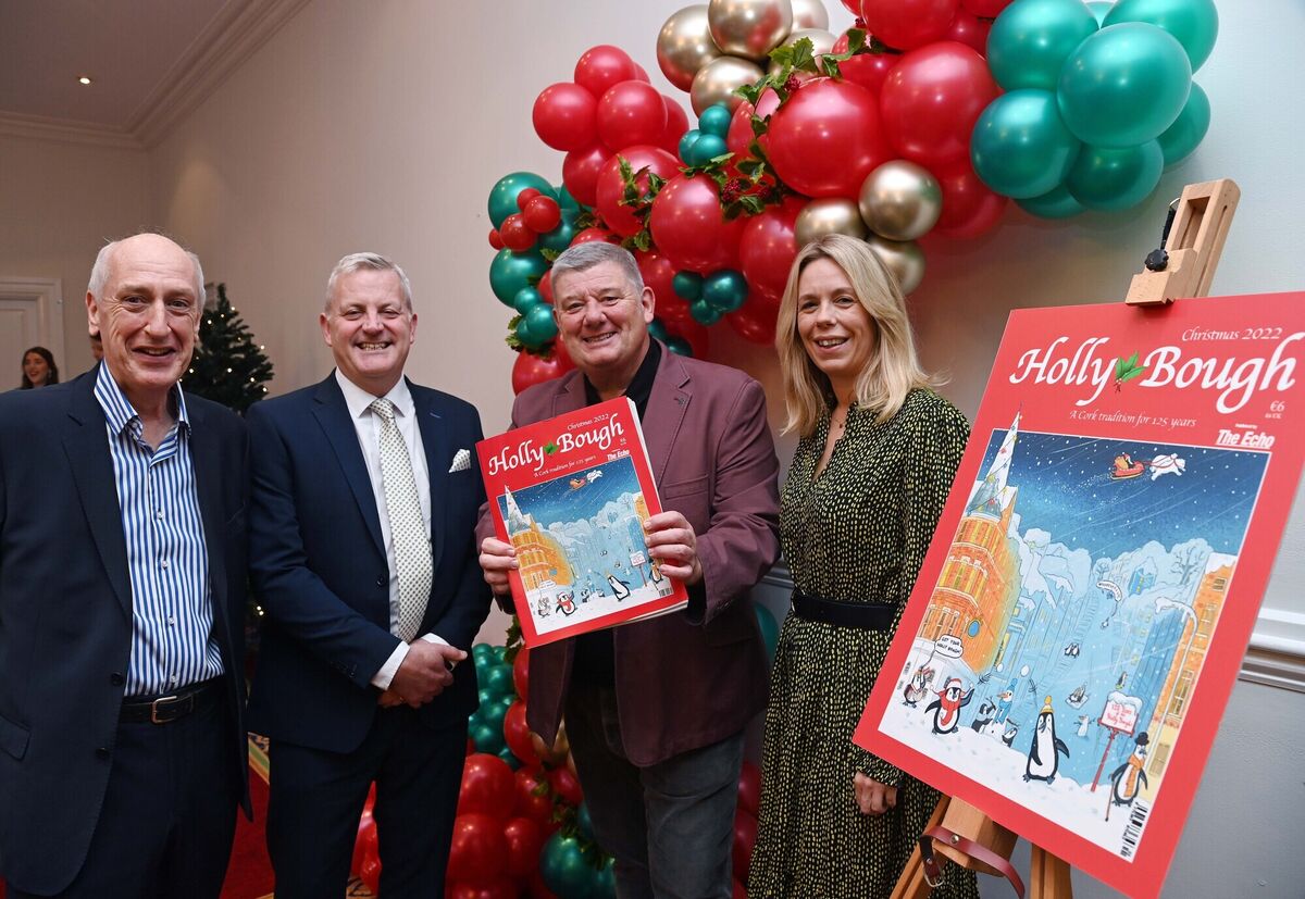 John Creedon at the launch of the 125th. anniversary edition of the Holly Bough in the Metropole Hotel, Cork, with Maurice Gubbins, Editor, The Echo, (left); John Dolan, editor, Holly Bough, and Gemma Kelleher, media solutions director, Irish Examiner Group. John Creedon at the launch of the 125th. anniversary edition of the Holly Bough in the Metropole Hotel, Cork, with Maurice Gubbins, Editor, The Echo, (left); John Dolan, editor, Holly Bough, and Gemma Kelleher, media solutions director, Irish Examiner Group.