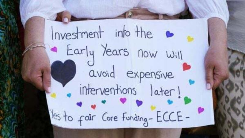 Childcare providers’ protest over funding ‘unwarranted’, says minister Childcare providers’ protest over funding ‘unwarranted’, says minister