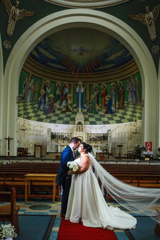 MR AND MRS: Emer and Steven Hunt who are together nine years. They were married this summer.	Pictures; Ray and Irene Terry