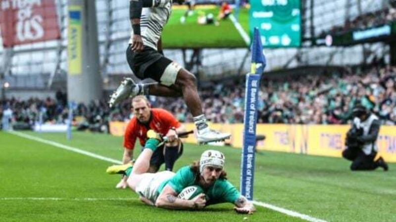 Saturday sport: Ireland record comfortable victory over Fiji, City lose to Brentford