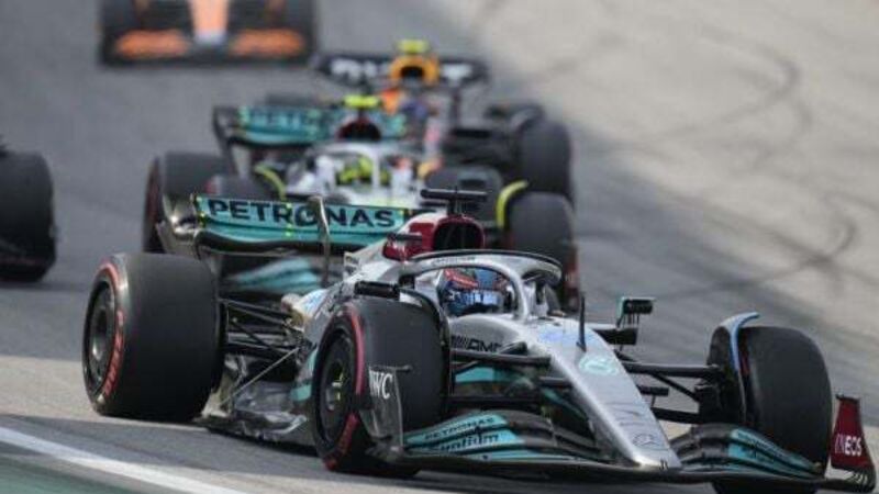 George Russell secures maiden F1 win in Mercedes one-two at Brazilian Grand Prix