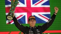 Emotional George Russell ‘speechless’ after maiden grand prix triumph in Brazil
