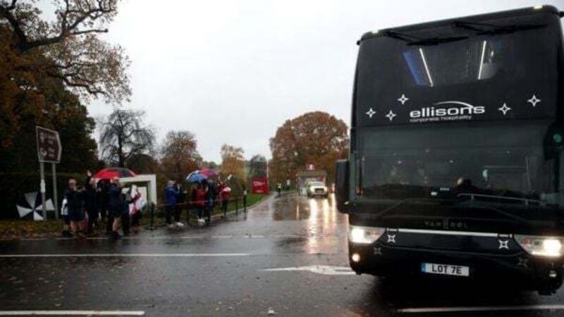 England head for the World Cup in Qatar on plane called ‘Rain Bow’