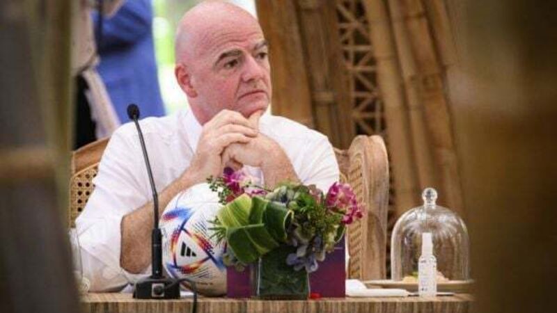 FIFA chief hoping World Cup can play part in ‘first step to peace’ in Ukraine