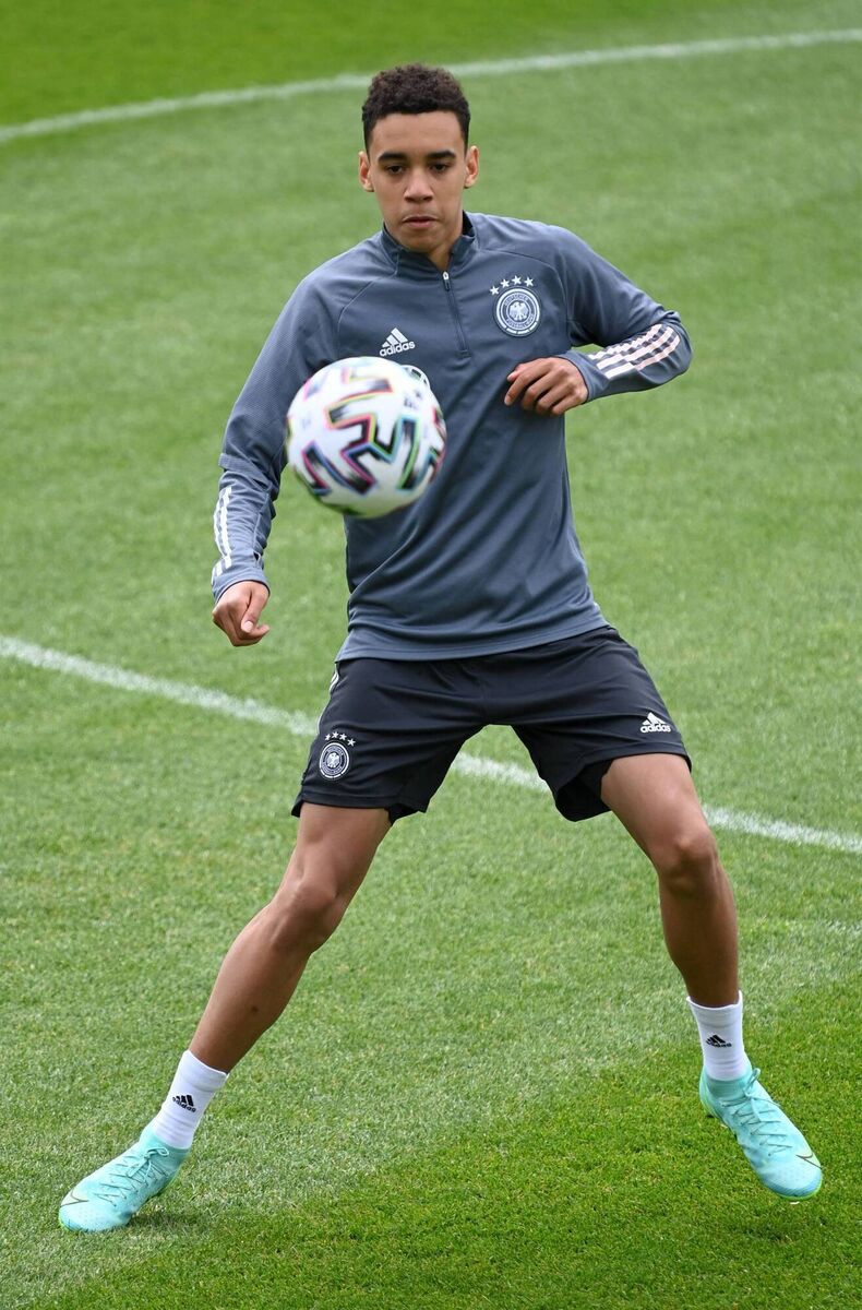 Germany's midfielder Jamal Musiala during a training session Picture Christof STACHE / AFP