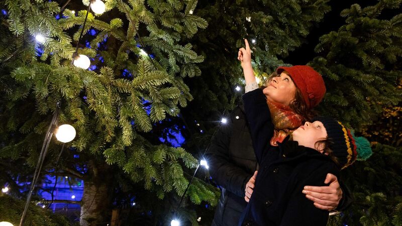 Christmas lights switched on in Cork city