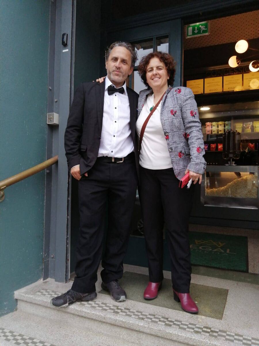 Jerry O'Mullane and his sister Val Russell at the premiere of Jerry's movie Bond Delusion at the Regal Cinema in Youghal. Jerry spoke to the Echo about the remarkable story of how they met later in life. Jerry O'Mullane and his sister Val Russell at the premiere of Jerry's movie Bond Delusion at the Regal Cinema in Youghal. Jerry spoke to the Echo about the remarkable story of how they met later in life.