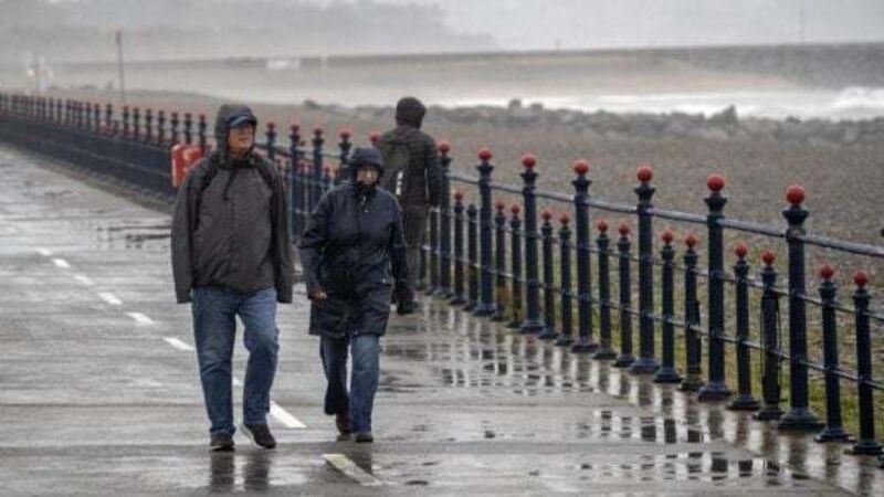 Orange rain warning takes effect for three counties