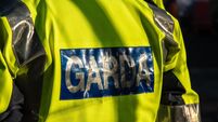 Garda inscription on a police jacket from Ireland