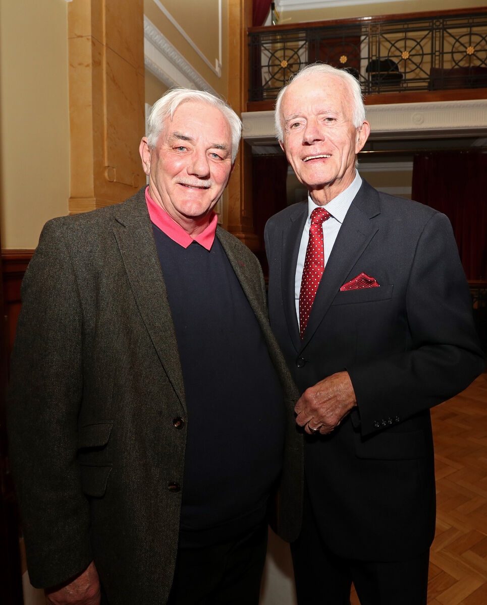  Former Lord Mayor, Michael O'Connell and Paddy O'Brien. Picture: Jim Coughlan.