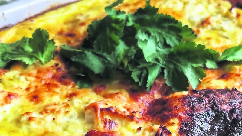 Go meat-free with this hearty Greek moussaka for all family