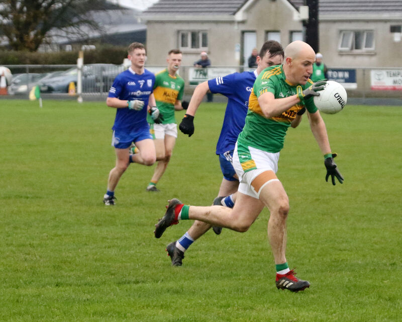 David McCarthy, Kilmurry, controlling the ball against Thurles Sarsfields. Picture{ Brendan Gleeson