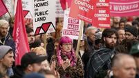 Thousands take to Dublin streets to highlight housing crisis