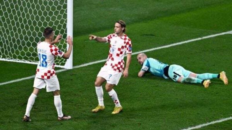 Croatia's Kramaric bags double to dump Canada from World Cup