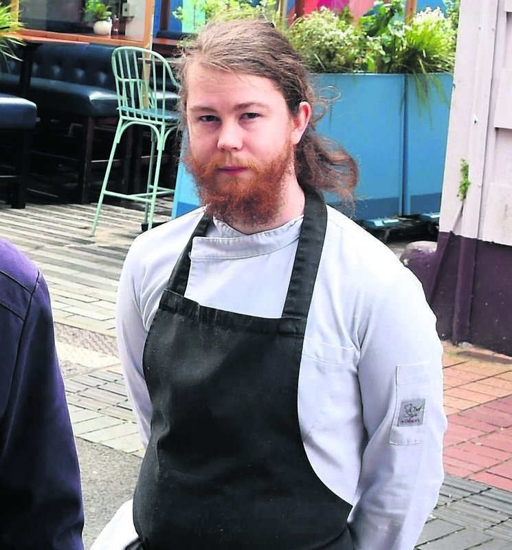 Harrison Sharpe, head chef at Elbow Lane on Oliver Plunkett Street, Cork city, provides for Echo readers a recipe for Drisheen Ravioli Harrison Sharpe, head chef at Elbow Lane on Oliver Plunkett Street, Cork city, provides for Echo readers a recipe for Drisheen Ravioli