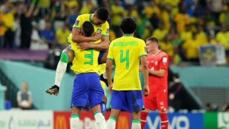 Casemiro nets late winner against Switzerland as Brazil advance at World Cup