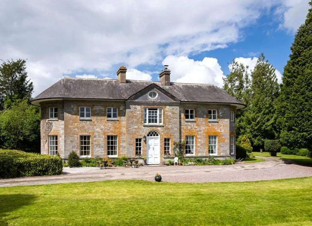 The exterior of Assolas House, which was once owned by a relative of the late Lady Diana Spencer The exterior of Assolas House, which was once owned by a relative of the late Lady Diana Spencer