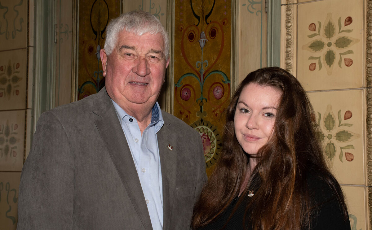 Cllr Derry Canty, Chairman International Relations and Tourism and Emma Foran, International Relations Cork City Council seen at the Alliance Francais 75th anniversary reception in the Imperial Hotel in Cork. Picture: Howard Crowdy