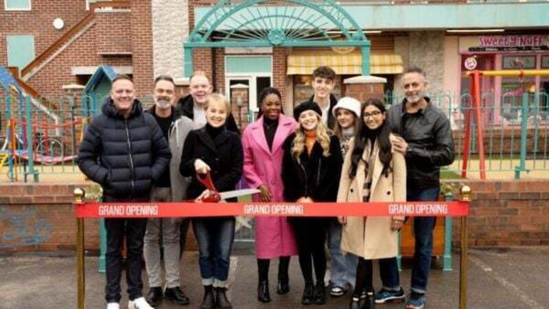 Coronation Street takes a trip to the shops with new set