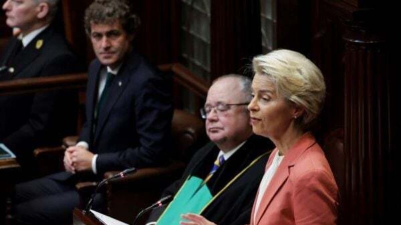 Ireland ‘knows what it means to struggle for right to exist’, says von der Leyen Ireland ‘knows what it means to struggle for right to exist’, says von der Leyen