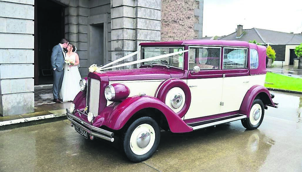 Sharon Hanna and Ruairi Ryan on their wedding day with a 1930 Regent vehicle from Wedding Vintage Car Hire. Sharon Hanna and Ruairi Ryan on their wedding day with a 1930 Regent vehicle from Wedding Vintage Car Hire.