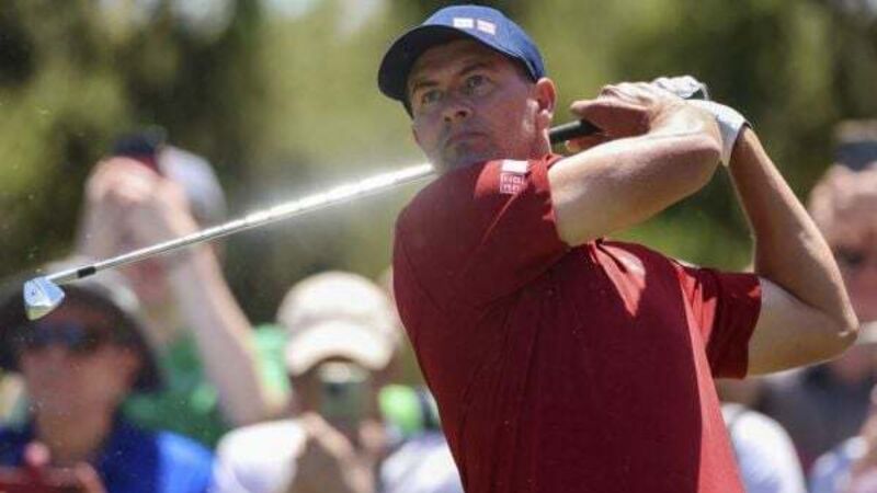 Adam Scott equals course record to share halfway lead at Australian Open