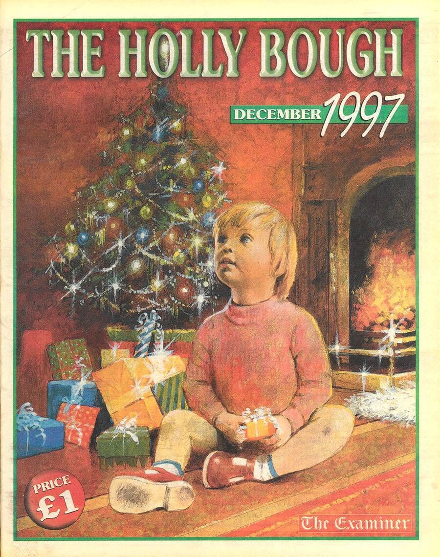 SIMPLE YET EFFECTIVE: The 1997 Holly Bough cover SIMPLE YET EFFECTIVE: The 1997 Holly Bough cover