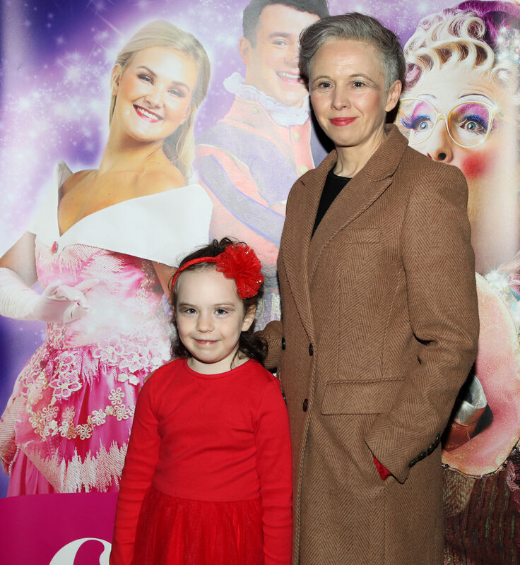 Maisie and Trish Carr from Kilkenny at the official opening night of Sleeping Beauty which is this years Christmas Panto at the Opera House, Cork. - Picture David Creedon