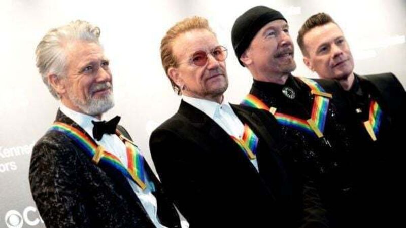 U2 receive Kennedy Center honor along with George Clooney