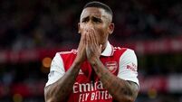 Gabriel Jesus sidelined following knee surgery to deal Arsenal major injury blow