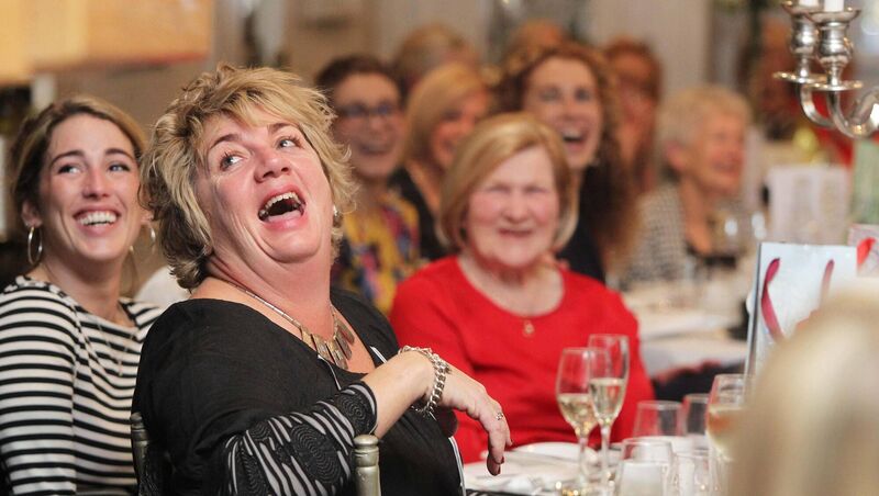 The Women's Little Christmas lunch is "a celebration of women; women helping women, women enjoying women and women doing something for the homeless women of Cork city." Pictured are some happy guests at the fundraising event in 2019. The Women's Little Christmas lunch is "a celebration of women; women helping women, women enjoying women and women doing something for the homeless women of Cork city." Pictured are some happy guests at the fundraising event in 2019.