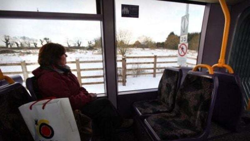 Snow and cold weather disrupts Dublin public transport