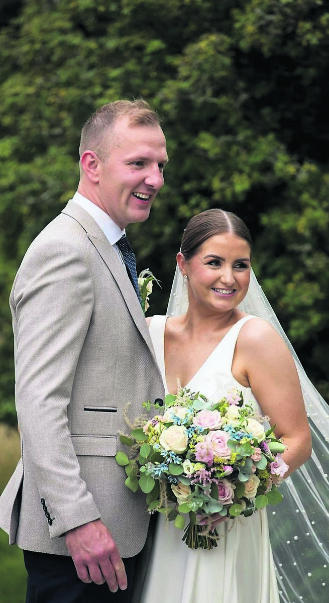 Christina O’Riordan, who married Colm Crowley in Macroom in July. She said: “I can have a tendency to be late but I was right on time!” Christina O’Riordan, who married Colm Crowley in Macroom in July. She said: “I can have a tendency to be late but I was right on time!”