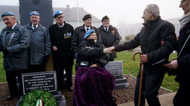 Monument to honour Siege of Jadotville veterans' families unveiled in Athlone Monument to honour Siege of Jadotville veterans' families unveiled in Athlone