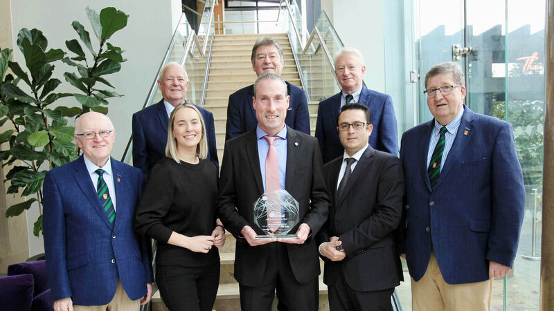 Michael Harty picks up Cork City Sports Athletics award Michael Harty picks up Cork City Sports Athletics award