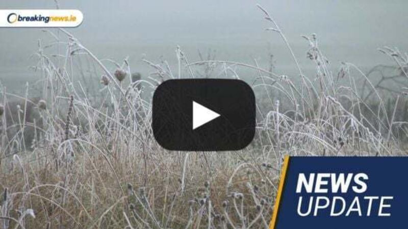 Video: Schools to remain open despite cold snap, body removed from Kildare crash site